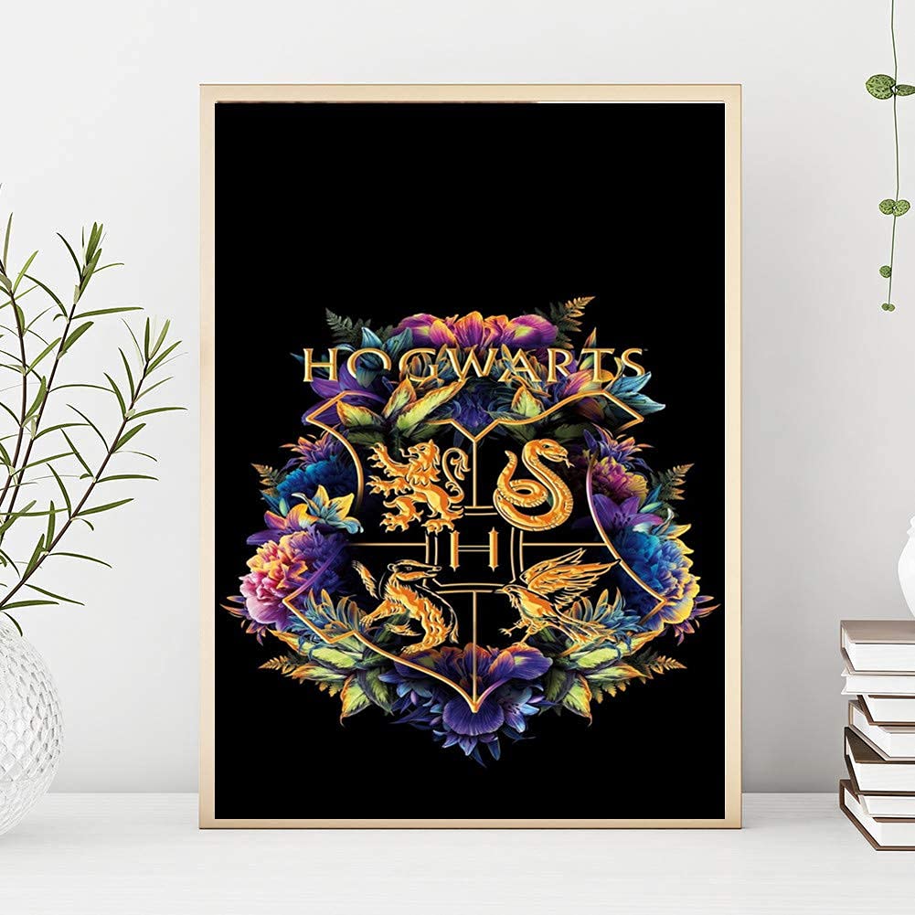 HASTHIP 5D Full Drill Harry Potter Diamond Painting Rhinestone Embroidery Pictures for Adults and Kids for Home Wall Decor (Multicolour) HASTHIP 5D Full Drill Harry Potter Diamond Painting Rhinestone Embroidery Pictures for Adults and Kids for Home Wall Decor (Multicolour)